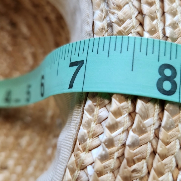 100% Natural Straw Sun Hat By Janie and Jack One Size - Picture 6 of 7